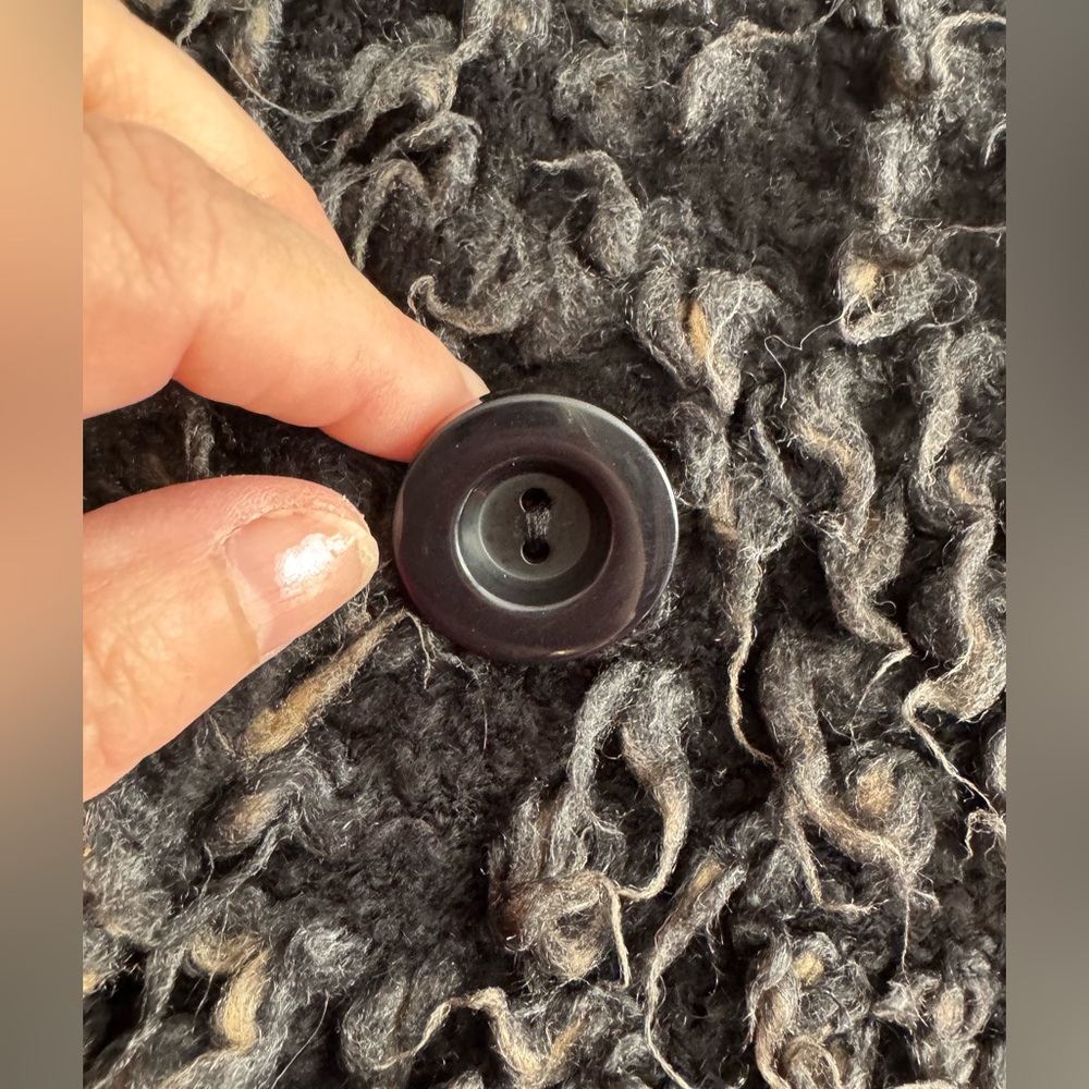 Cozy Curly Faux Fur  Coat - Black multi - Picture 5 of 10